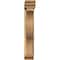 Ekena Millwork Funston Traditional Rough Sawn Bracket w/ Offset Brace, Western Red Cedar, 6"W x 24"D x 36"H BKT0604X24X36FST01RWR - alternate 2